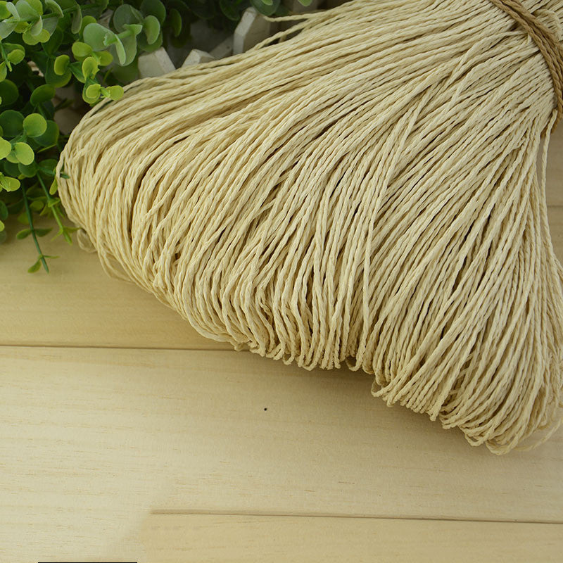 Raffia Braided Thread Papyrus Wrap Crochet