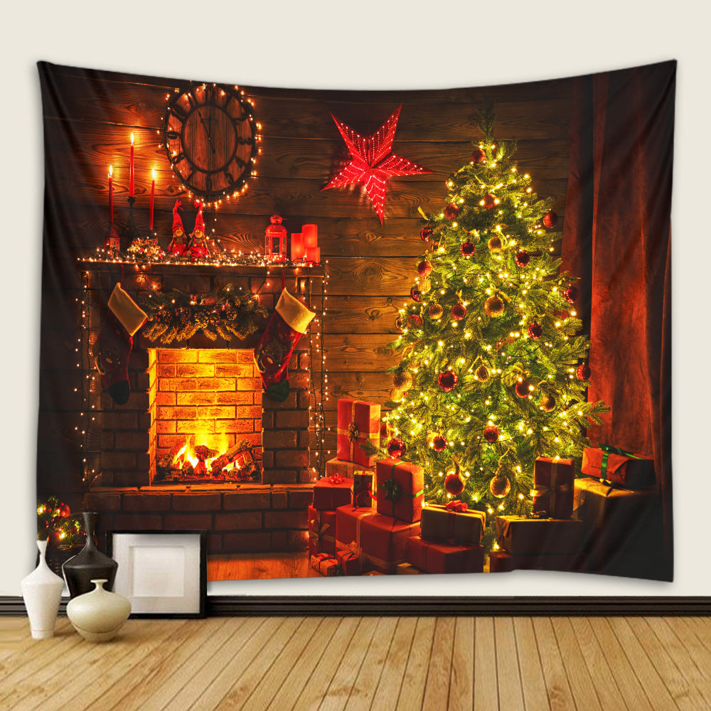 Tapestry Christmas Festive Festive Decoration Cloth