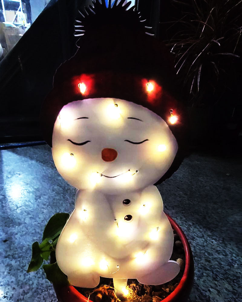 Christmas Scene Decoration With LED Lights
