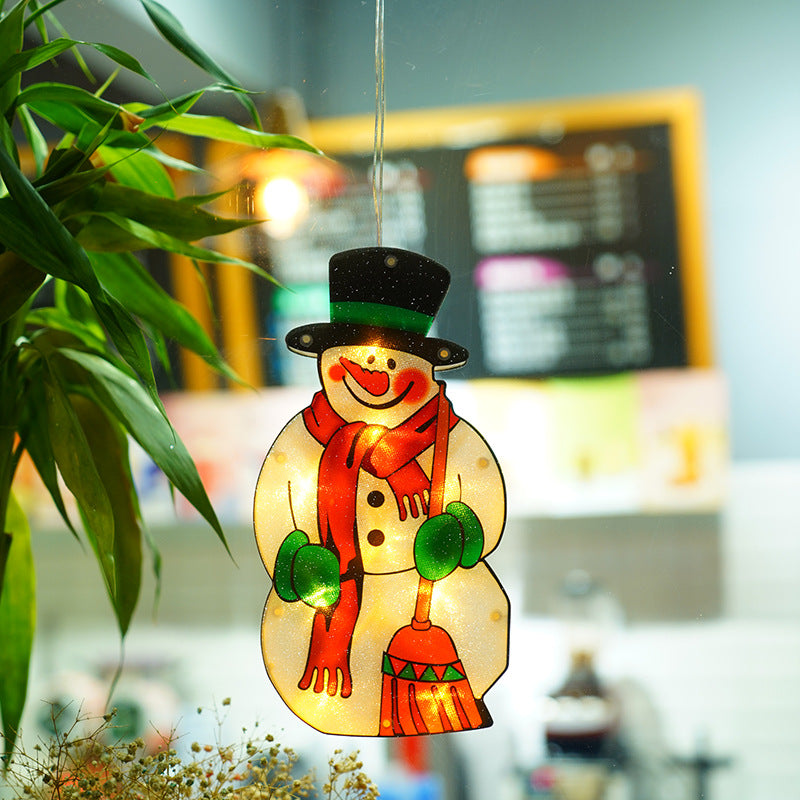 Christmas Decoration Lights Santa Snowman Elk