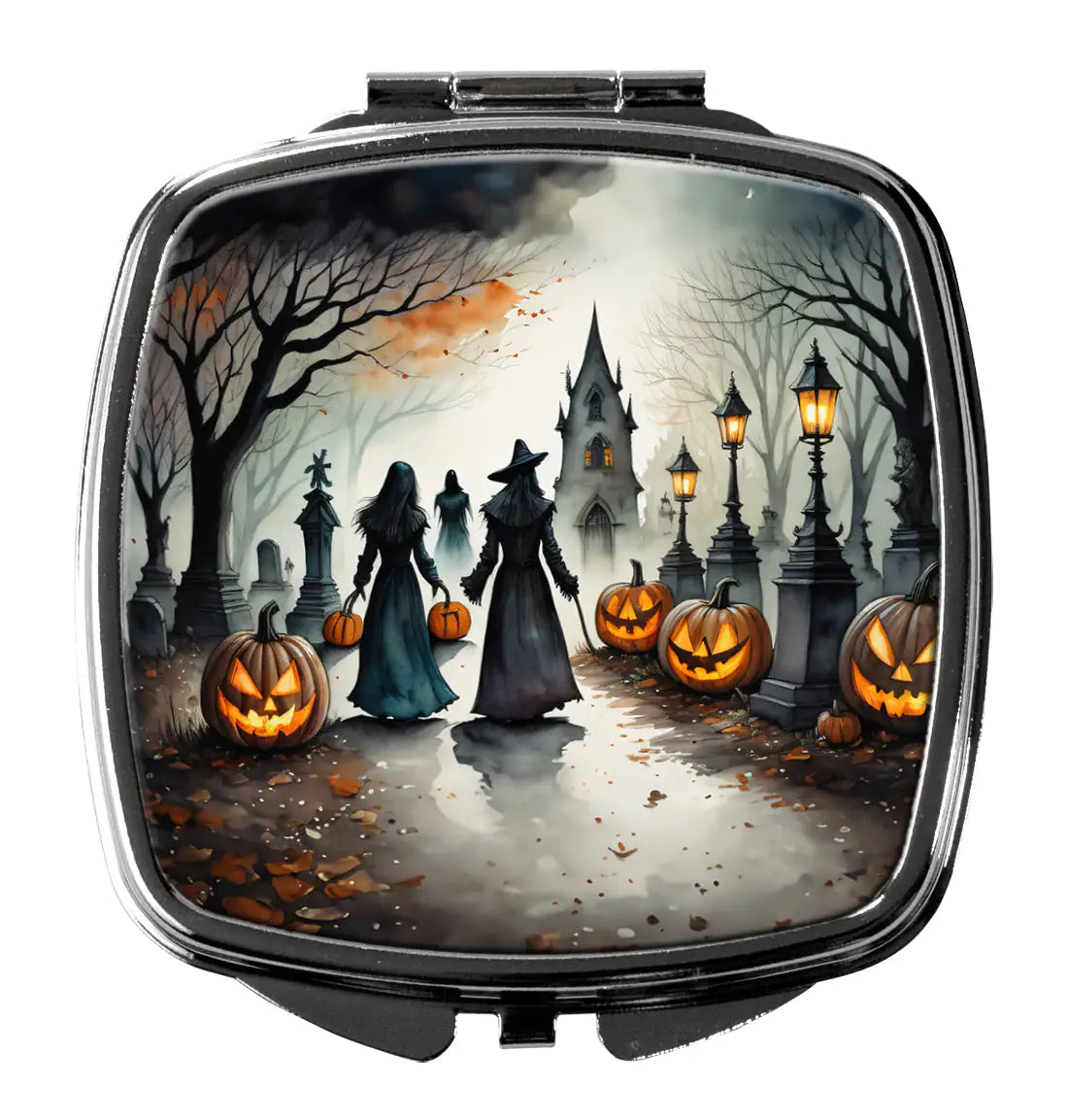 Vampires Spooky Halloween Compact Mirror