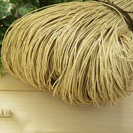 Raffia Braided Thread Papyrus Wrap Crochet