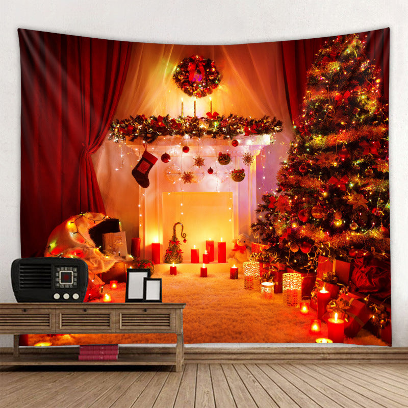 Tapestry Christmas Festive Festive Decoration Cloth