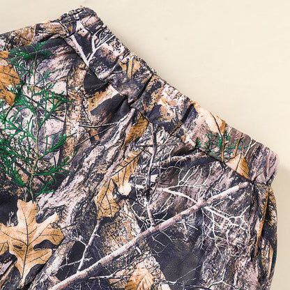 Toddler Baby Boy Outfits Little Boys Short Sleeve Camouflage Print Hoodie Sweatshirt Shirts & Short Pants With Pocket