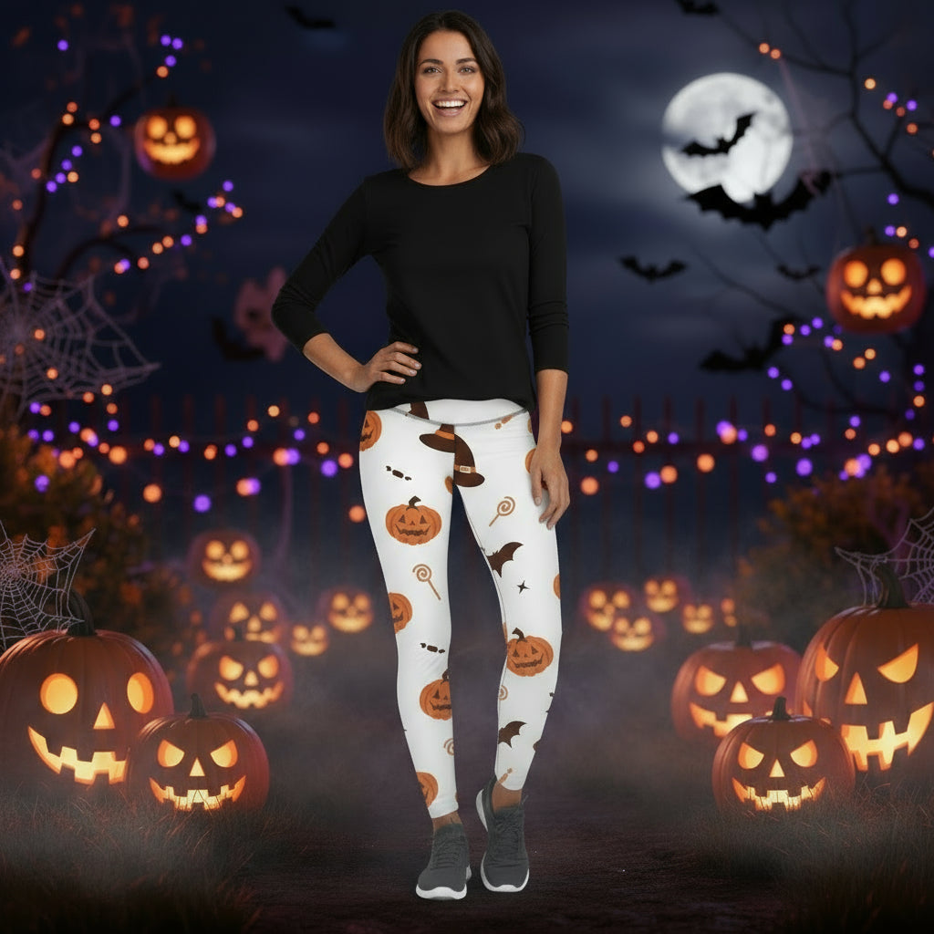 Printed Leggings Halloween Sports Yoga High Stretch Pencil Pants