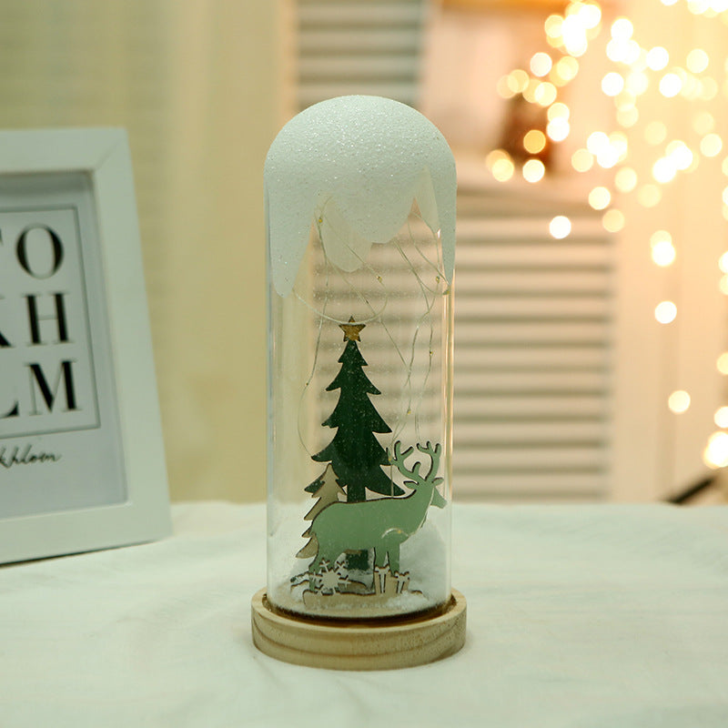 Christmas Creative Hanging Frost Glass Cover