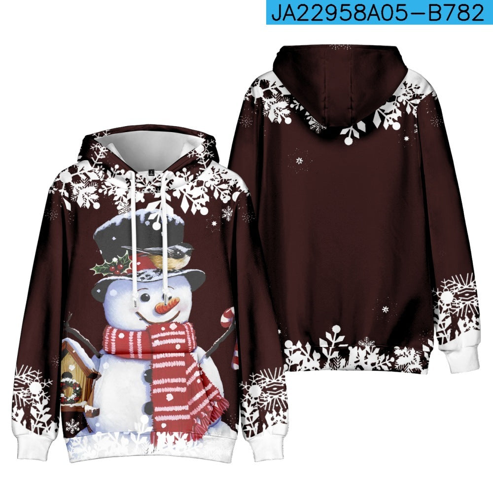 Christmas Snowman Personalized Printed Sweater