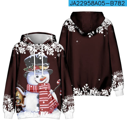 Christmas Snowman Personalized Printed Sweater