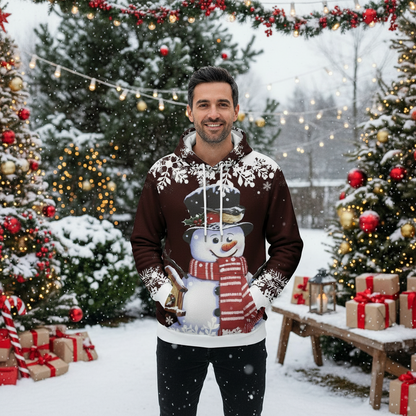 Christmas Snowman Personalized Printed Sweater