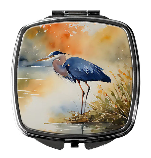 Blue Heron Compact Mirror