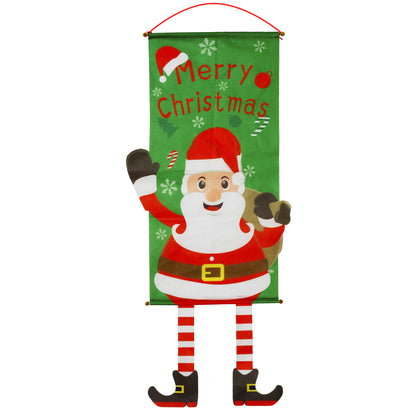 Christmas couplets curtains pull hanging flags window