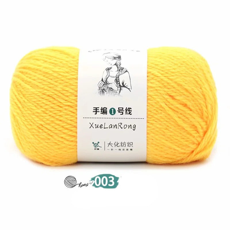 Hand-knitted Scarf Yarn Yarn Ball 4 Strands Of Coarse Wool Diy Yarn