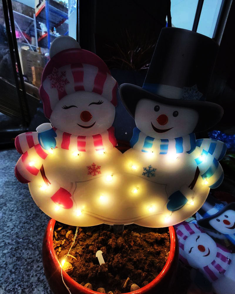 Christmas Scene Decoration With LED Lights