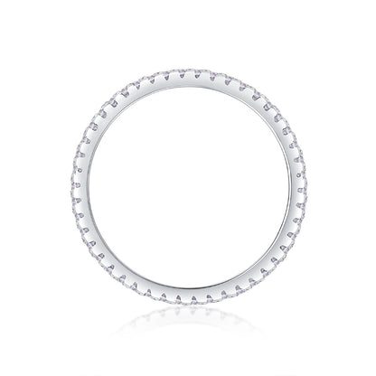 Square Diamond Arrangement, Double Array Diamonds, Luxury Fashion Moissanite Silver Ring