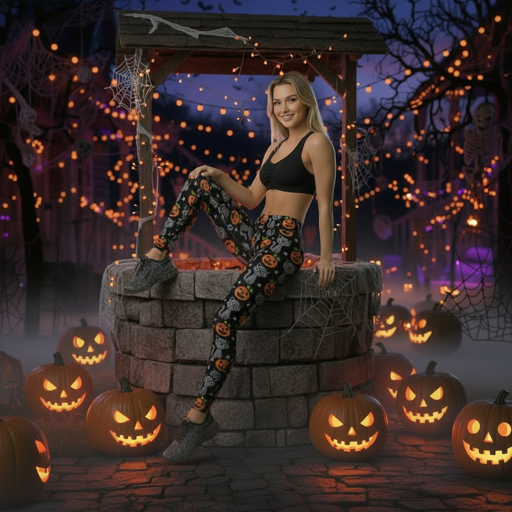 Women's Halloween Character Print Leggings