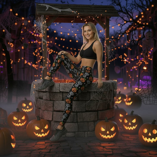 Women's Halloween Character Print Leggings