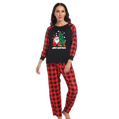 Christmas Parent-child Wear Family Pajamas Suit