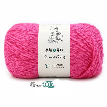Hand-knitted Scarf Yarn Yarn Ball 4 Strands Of Coarse Wool Diy Yarn