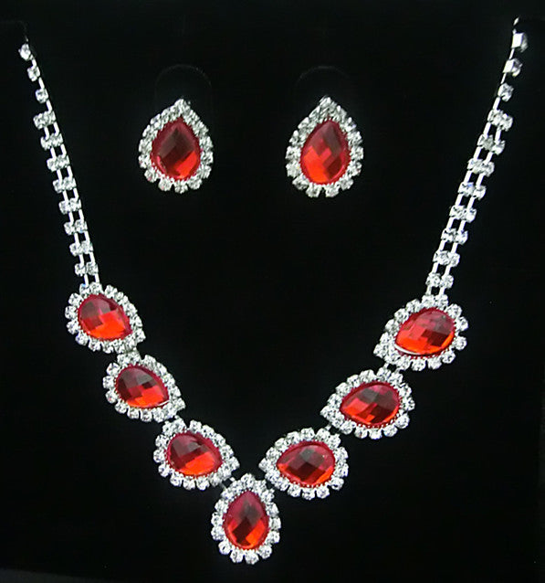 The new bride jewelry  diamond  fashion necklace set can be customized