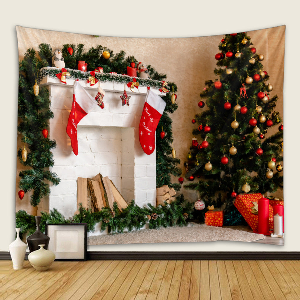 Tapestry Christmas Festive Festive Decoration Cloth