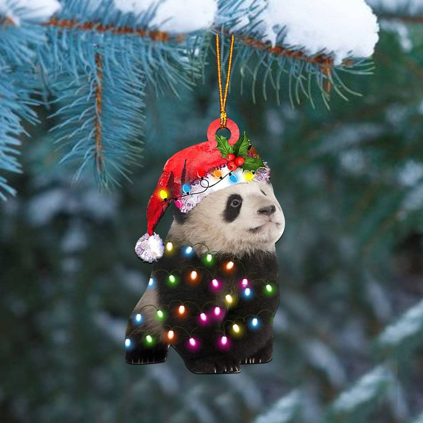 Christmas Tree Animal Pendant Milk Cow Sheep Cat Swan Home Decoration