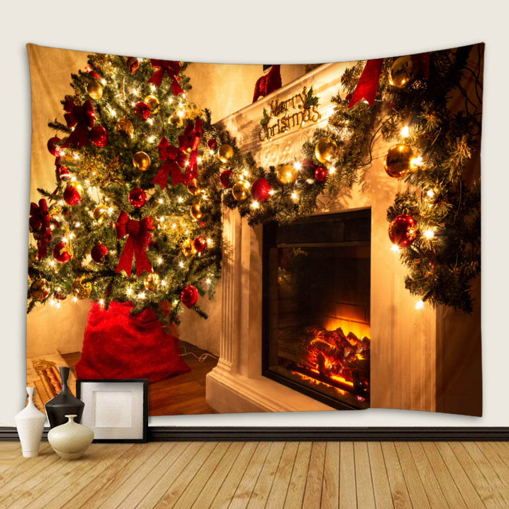 Tapestry Christmas Festive Festive Decoration Cloth