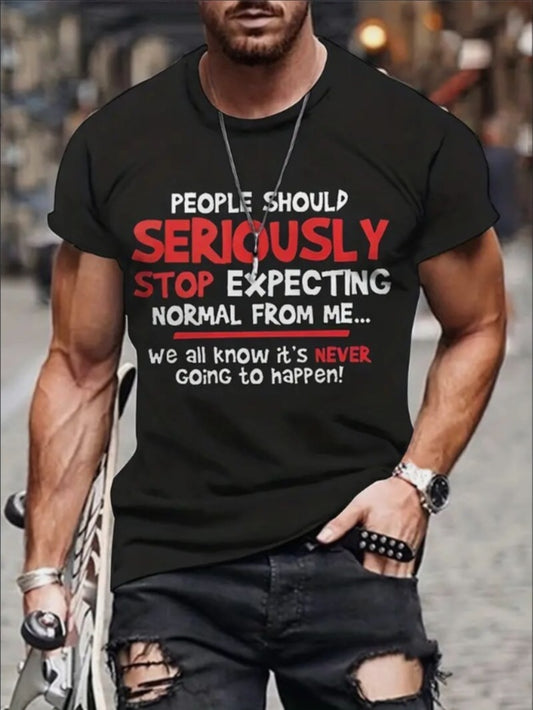 Men's Printed Short Sleeves