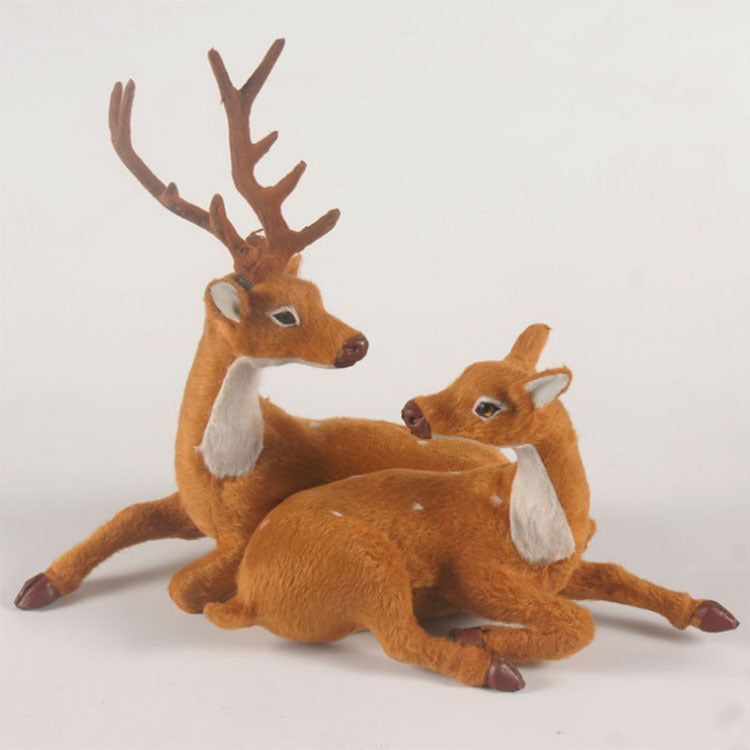 Christmas deer simulation layout props decorations