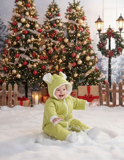 Children's Winter Climbing Clothes With Hooded Insulation