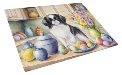 Decorating Easter Japanese Chin Glass Cutting Board