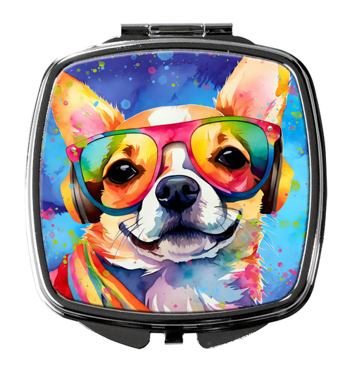 Chihuahua Hippie Dawg Compact Mirror