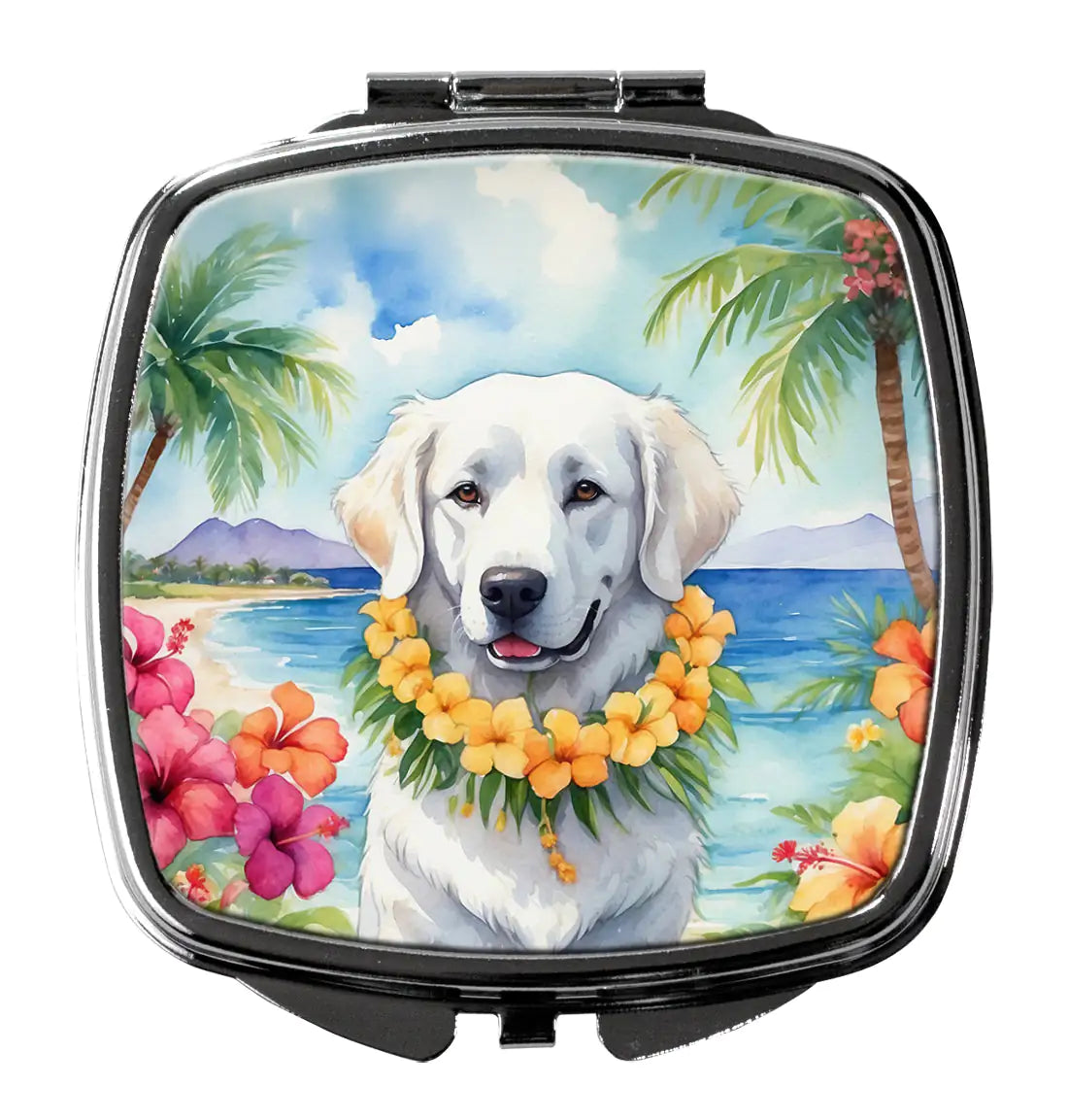Kuvasz Luau Compact Mirror
