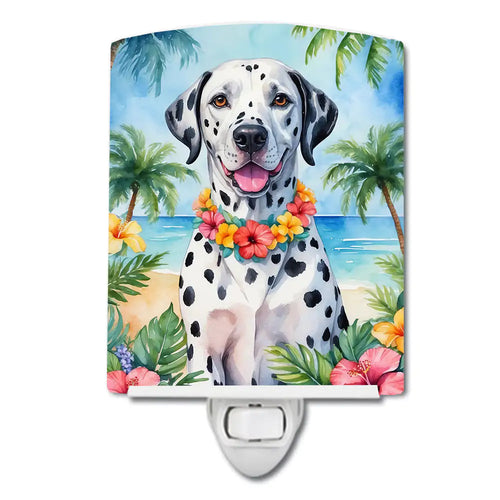 Dalmatian Luau Ceramic Night Light