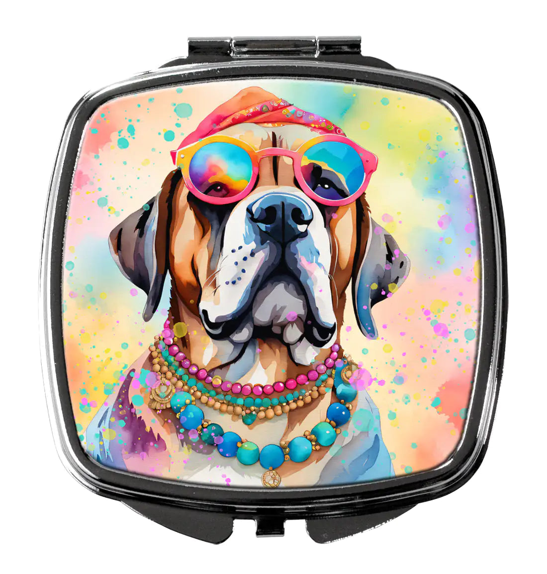 Mastiff Hippie Dawg Compact Mirror