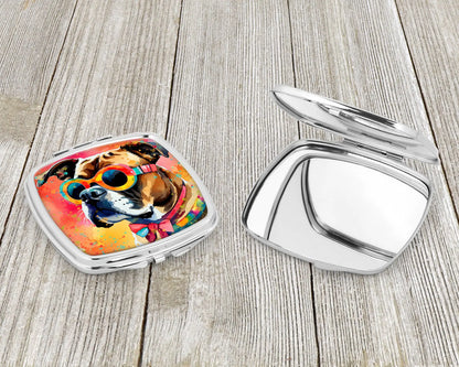 Boxer Hippie Dawg Compact Mirror
