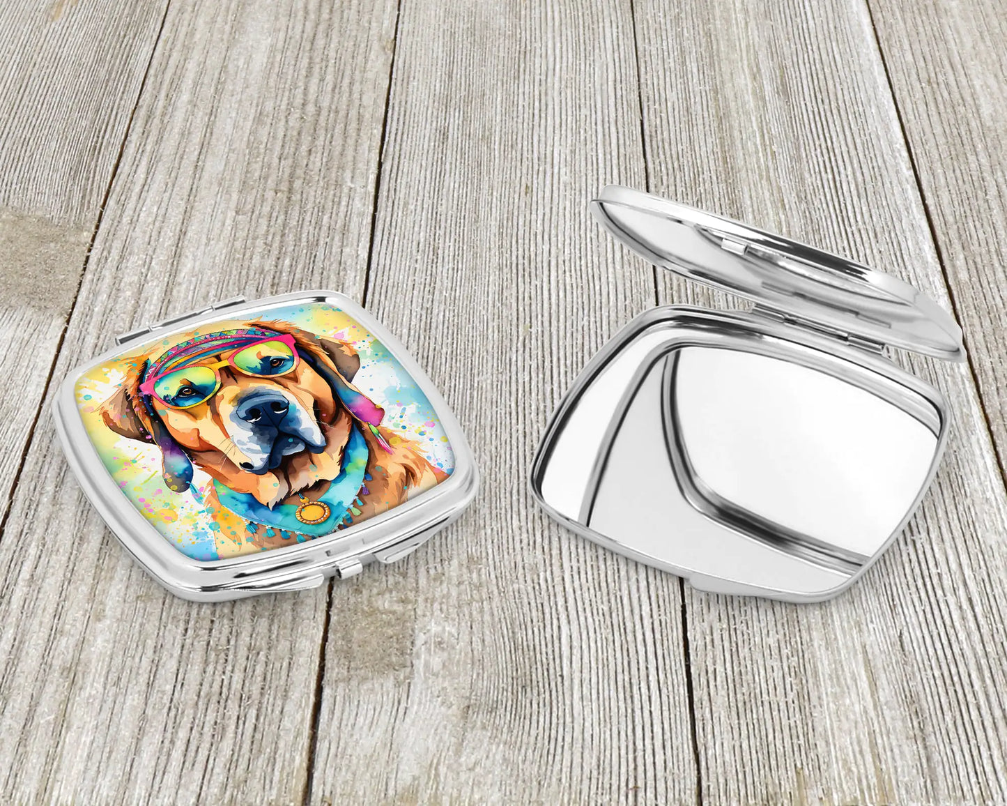 Mastiff Hippie Dawg Compact Mirror
