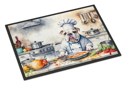 English Bulldog The Chef Doormat