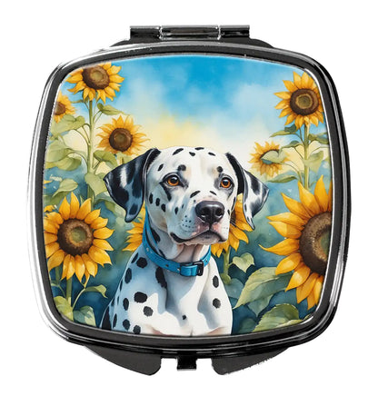 Dalmatian in Sunflowers Compact Mirror