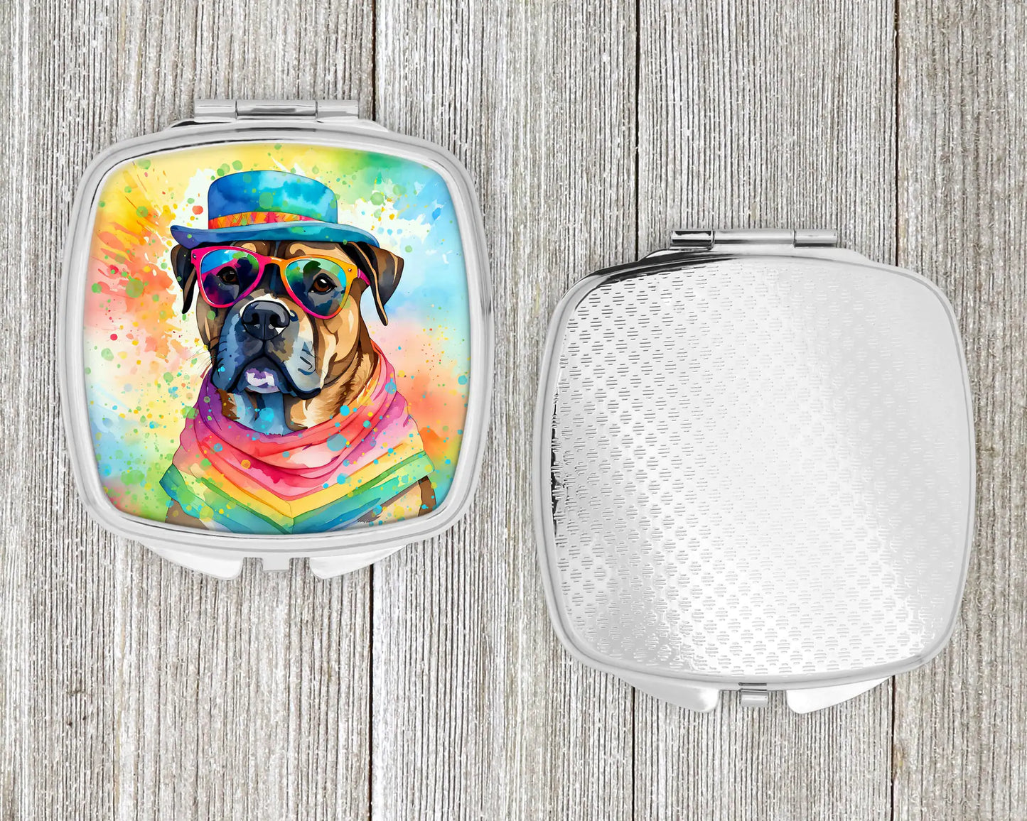 Cane Corso Hippie Dawg Compact Mirror