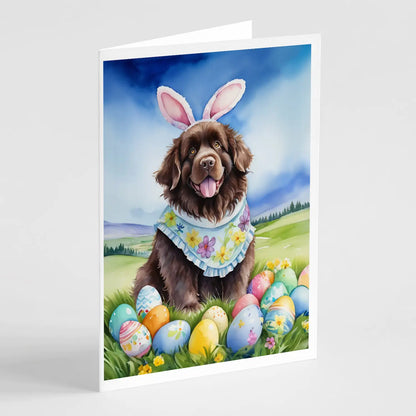 Newfoundland Easter Egg Hunt Greeting Cards Pack of 8