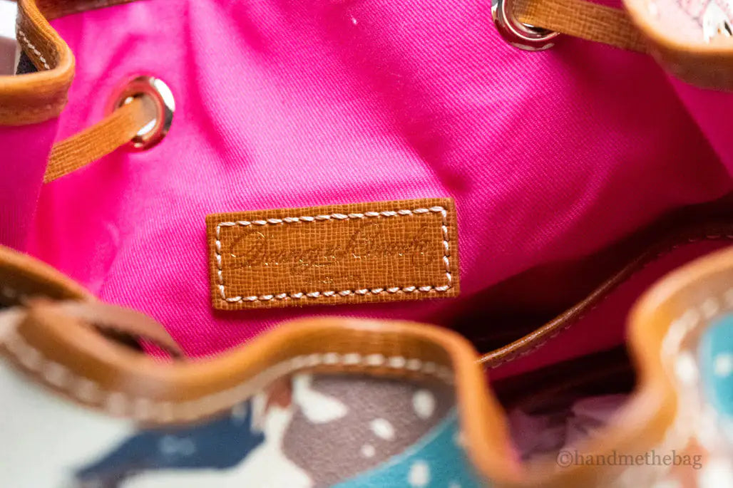 Dooney & Bourke Disney Medium Moana Bucket Crossbody Bag