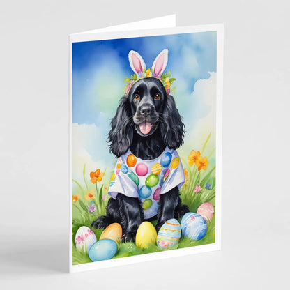 Cocker Spaniel Easter Egg Hunt Greeting Cards Pack of 8