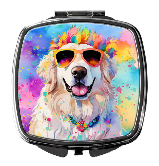 Great Pyrenees Hippie Dawg Compact Mirror