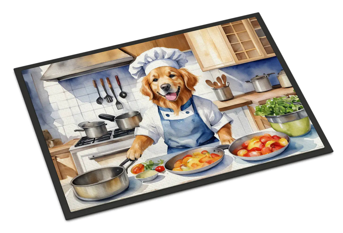 Golden Retriever The Chef Doormat