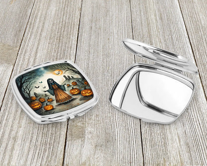 La Llorona Skeleton Spooky Halloween Compact Mirror