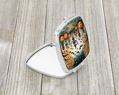 Papel Picado Skeletons Spooky Halloween Compact Mirror