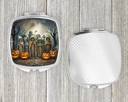 Mummies Spooky Halloween Compact Mirror