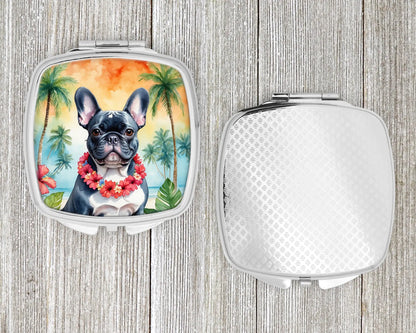 French Bulldog Luau Compact Mirror