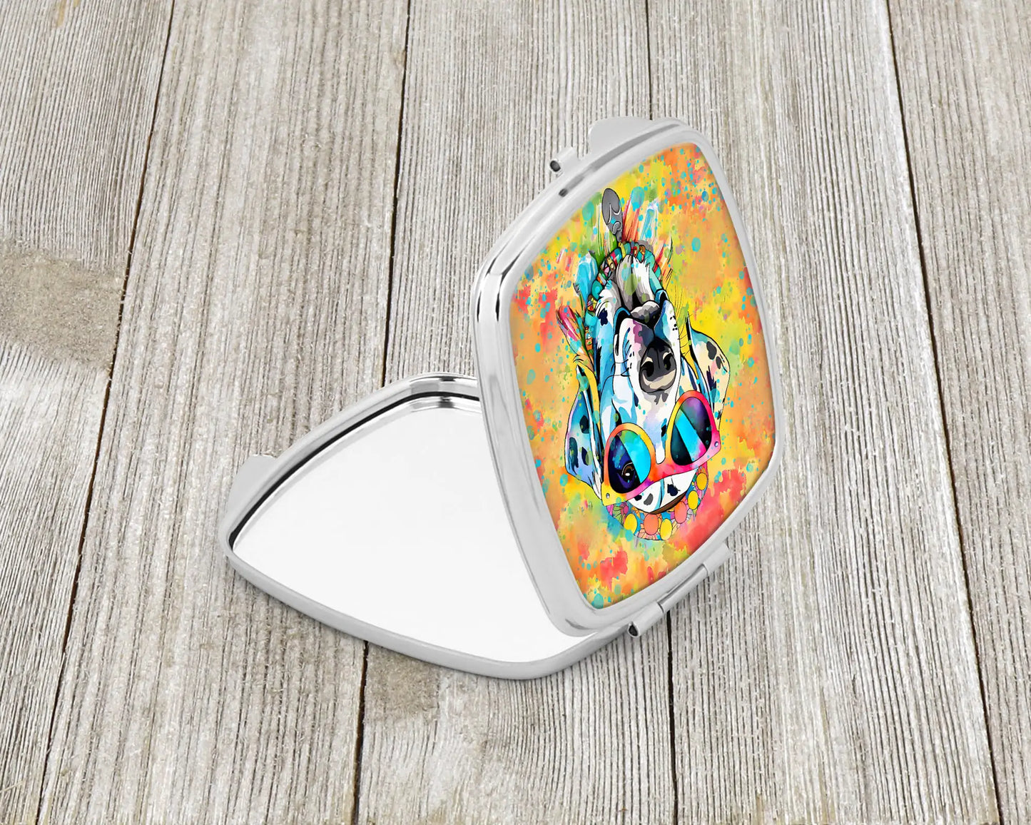 Dalmatian Hippie Dawg Compact Mirror