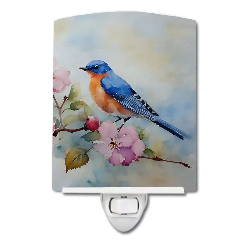 Bluebird Ceramic Night Light